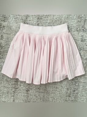 Lululemon Varsity High-Rise Pleated Tennis Skirt Size 0 Pink Pull on Stretch